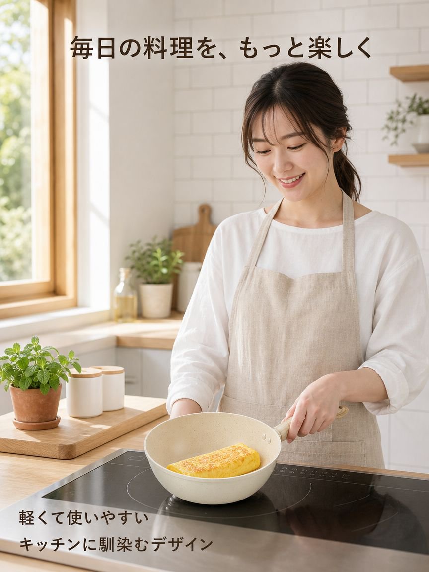 家庭用ノンスティックフライパン