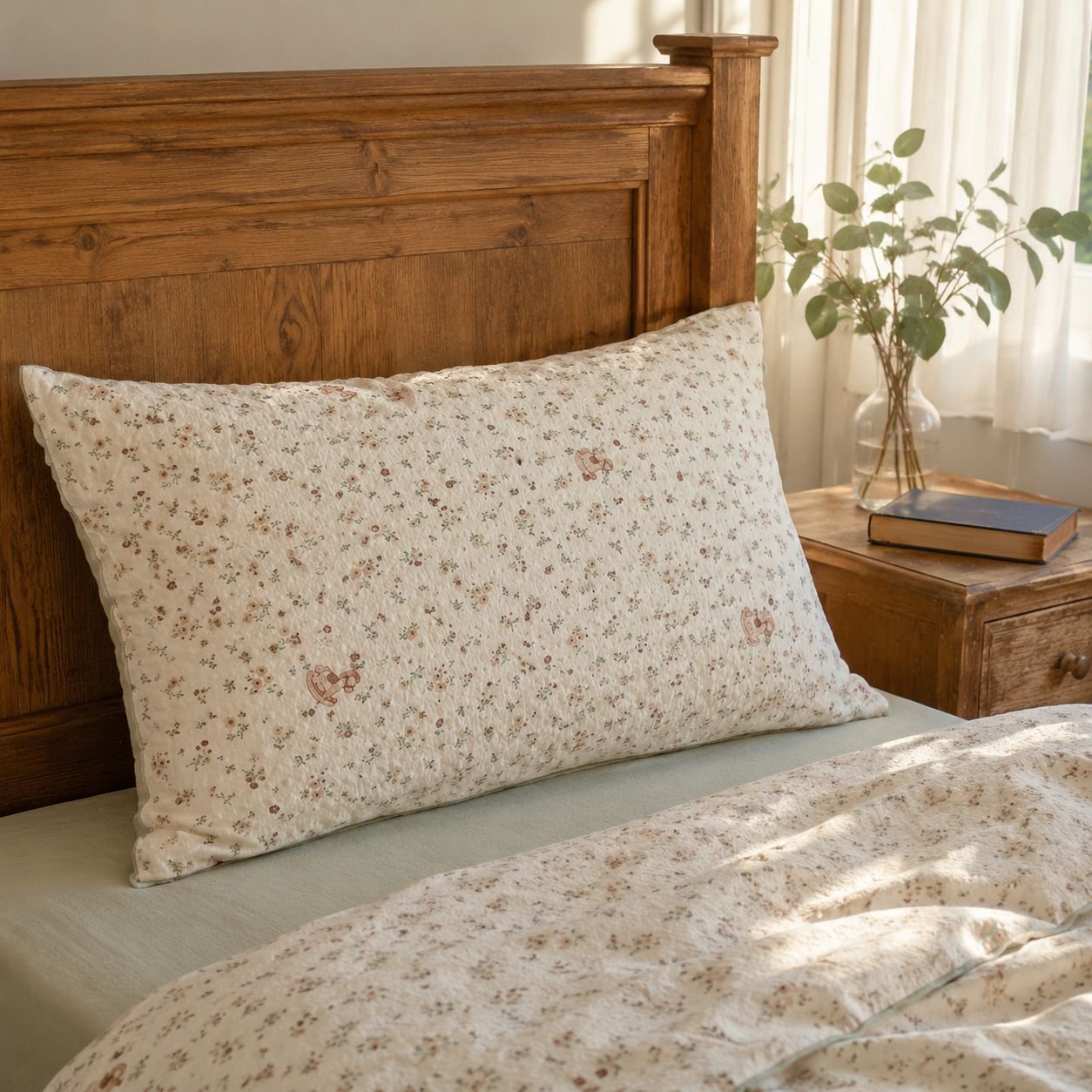 Category A Mother & Baby Extra Soft Double-Layer Gauze Washed Cotton Pillowcase (Pair Pack)