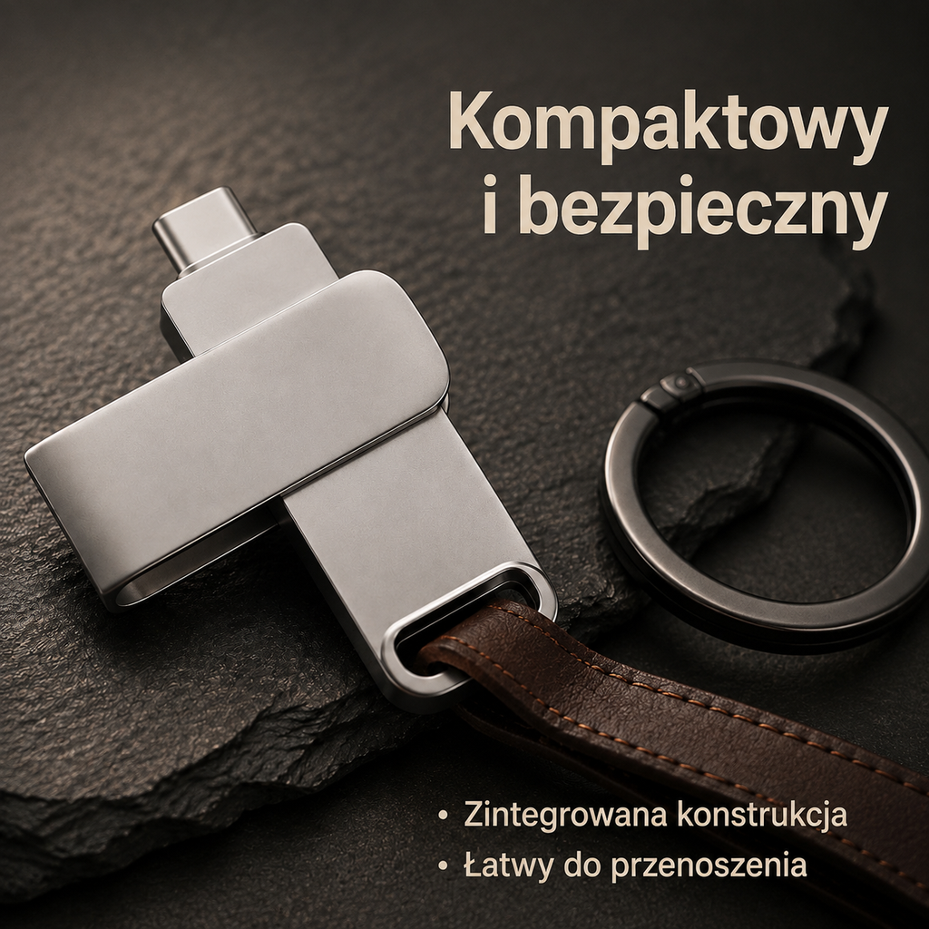 Pamięć USB Type-C do telefonu i komputera, z podwójnym interfejsem