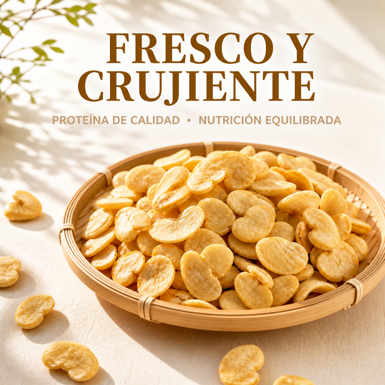Habas con sal de bambú