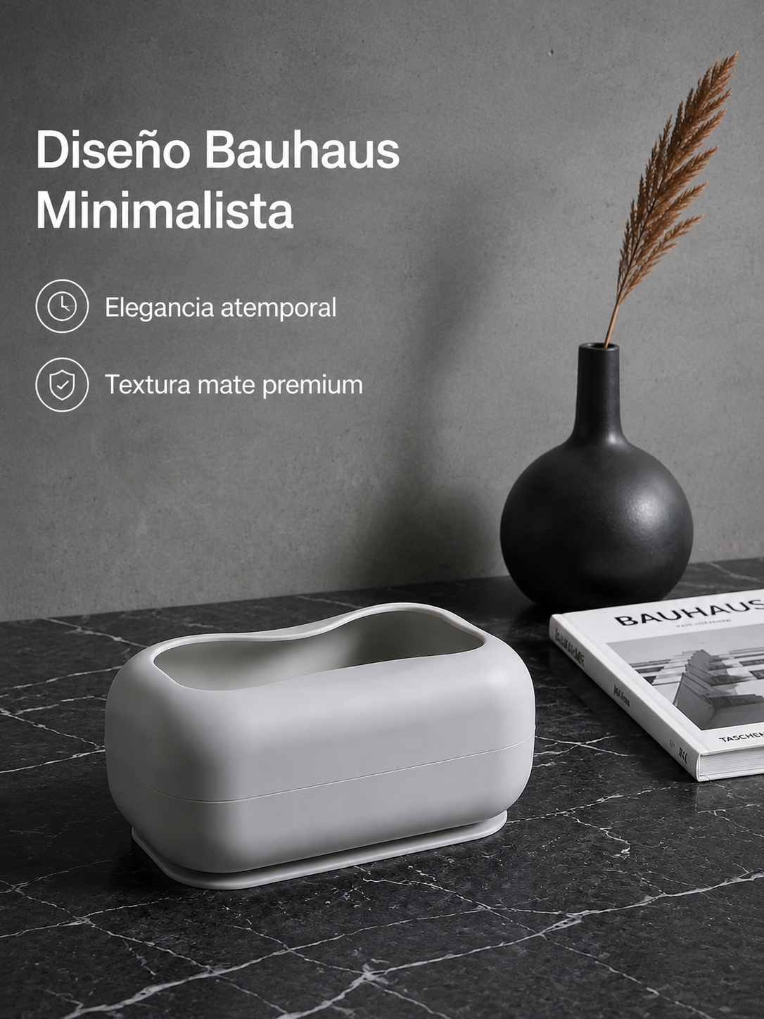 Portapañuelos de silicona multiusos con ventosa