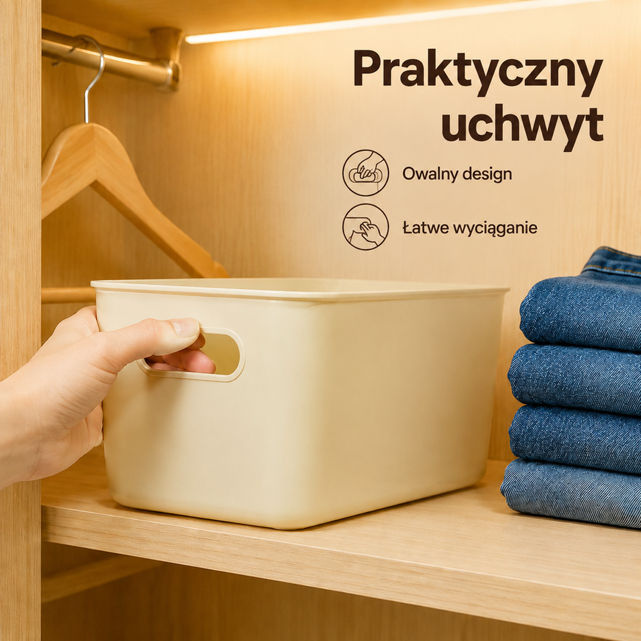 Pojemnik do przechowywania z pokrywką