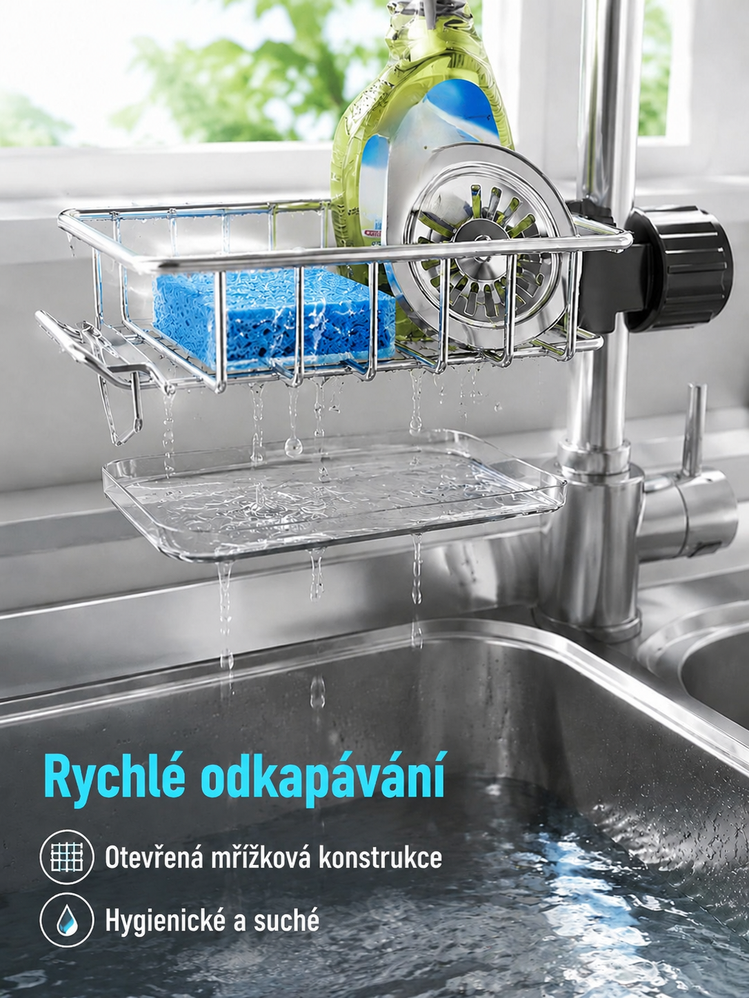 Multifunkční držák na kuchyňské hadříky