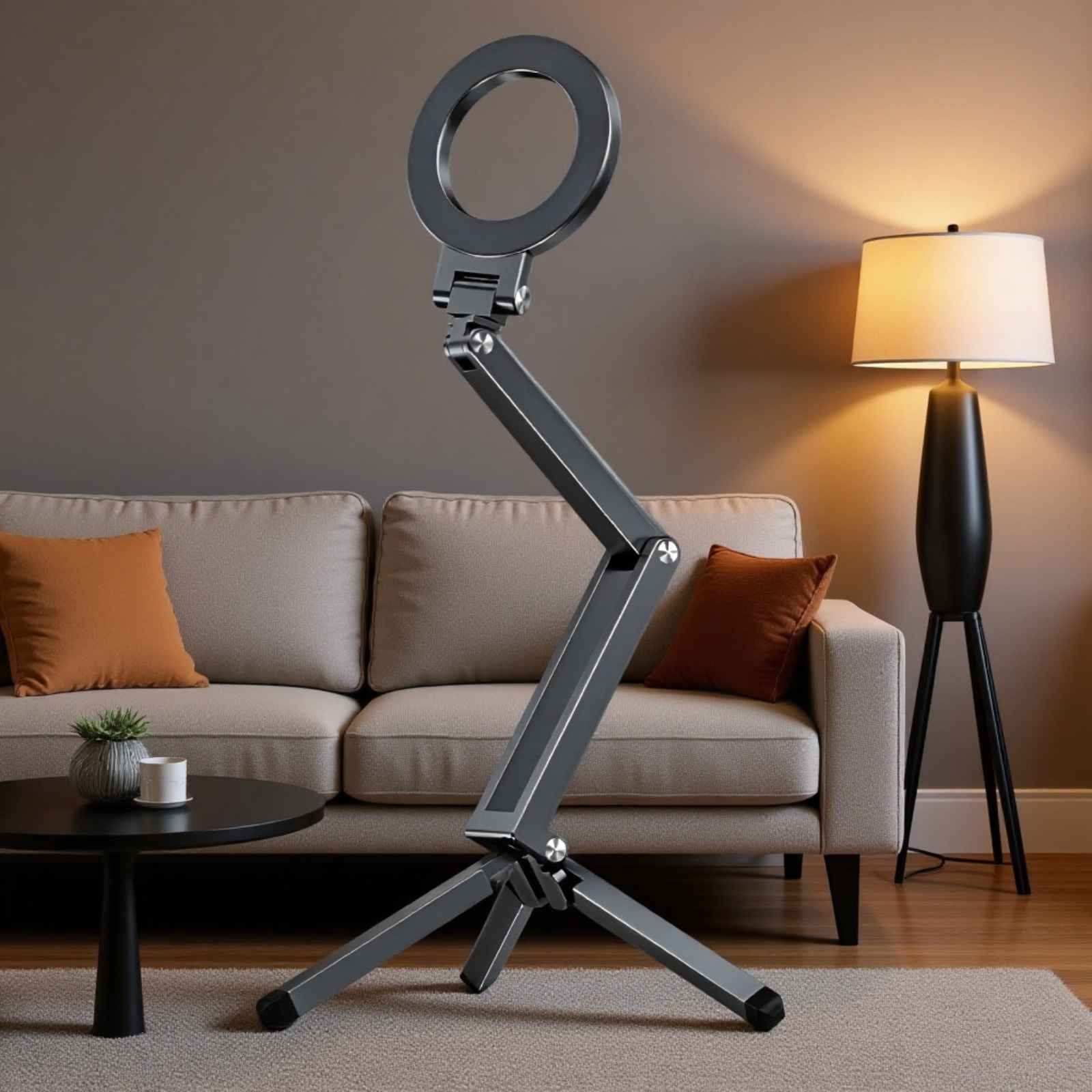 Soporte Ajustable en Forma de Triángulo para Teléfono y Tableta