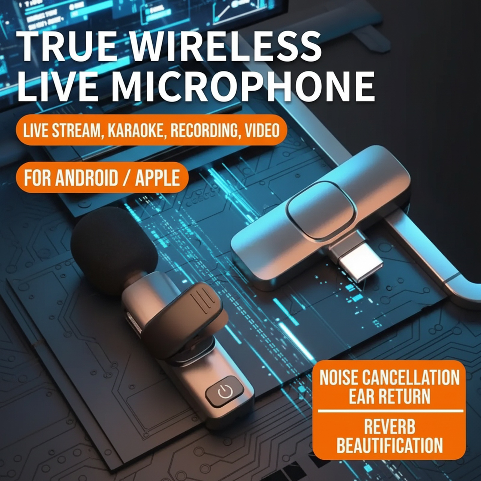 Professional Clip-on Microphone
