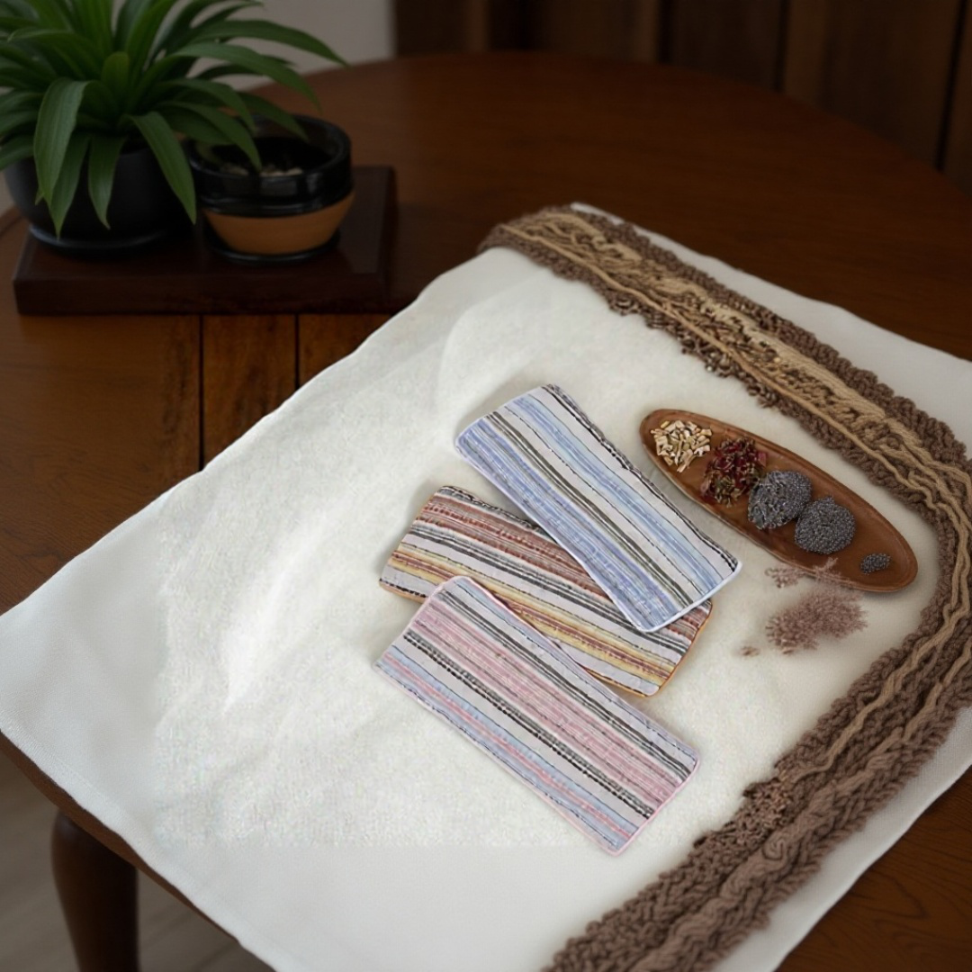 Almohada para ojos de semillas de casia que alivia la fatiga con microgravedad