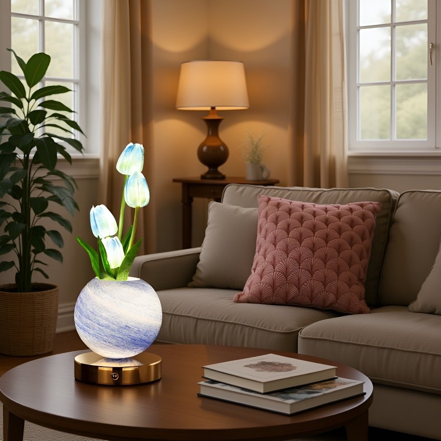 おしゃれなデザインのチューリップ型ライト