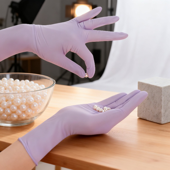 Guantes de nitrilo desechables de alta calidad