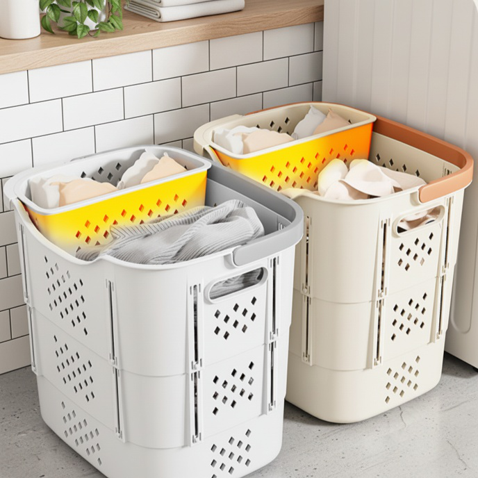 Multilayer Large Capacity Clothing Storage Basket