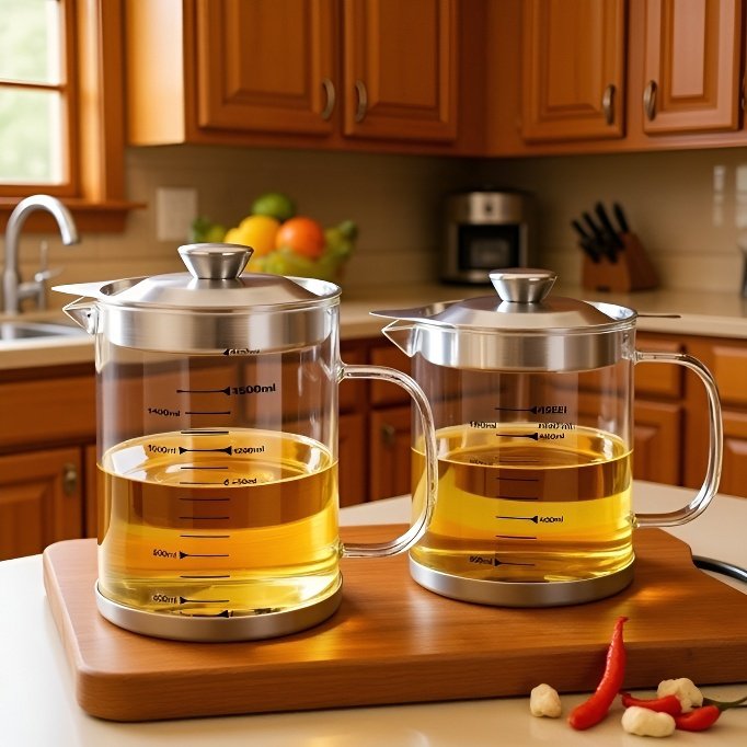 고붕규산염 오일 디스펜서 용량 표시