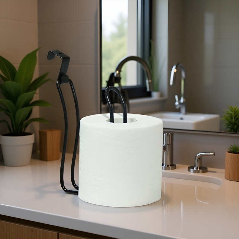 Papierhandtuchhalter für Bad, selbstklebend