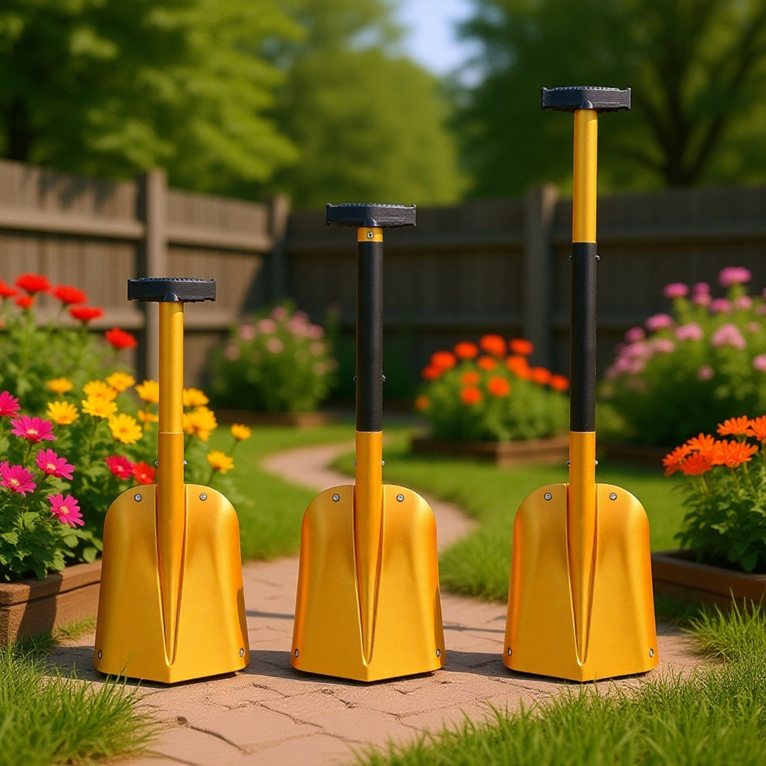 Noszenie wielofunkcyjnej łopaty ratunkowej do użytku na zewnątrz