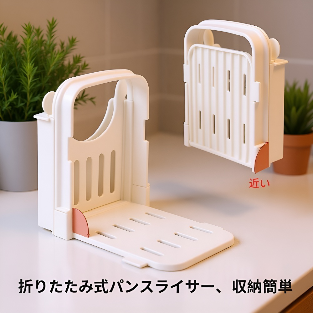 パン切りガイド キッチンパン切り器 トーストスライサー ベーキング用パンスライスラック