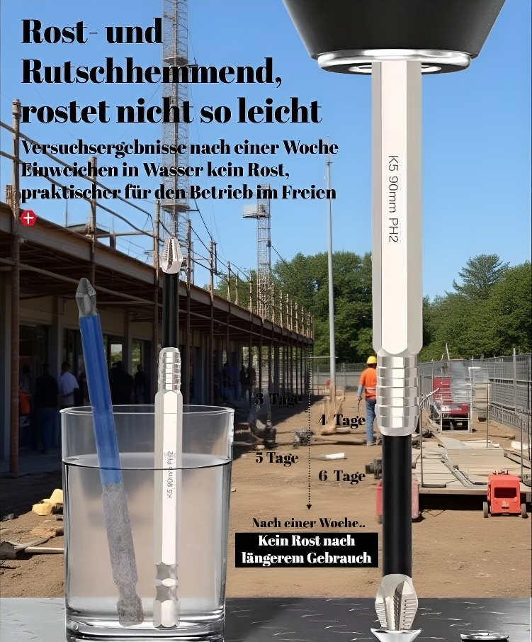 Rutschfeste Schraubendreher Bits für präzises Arbeiten