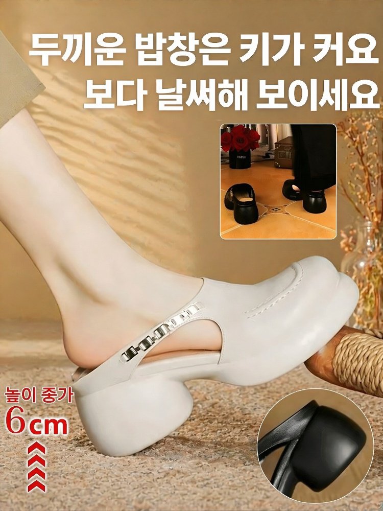 여름 스타일 여성 샌들 디테일