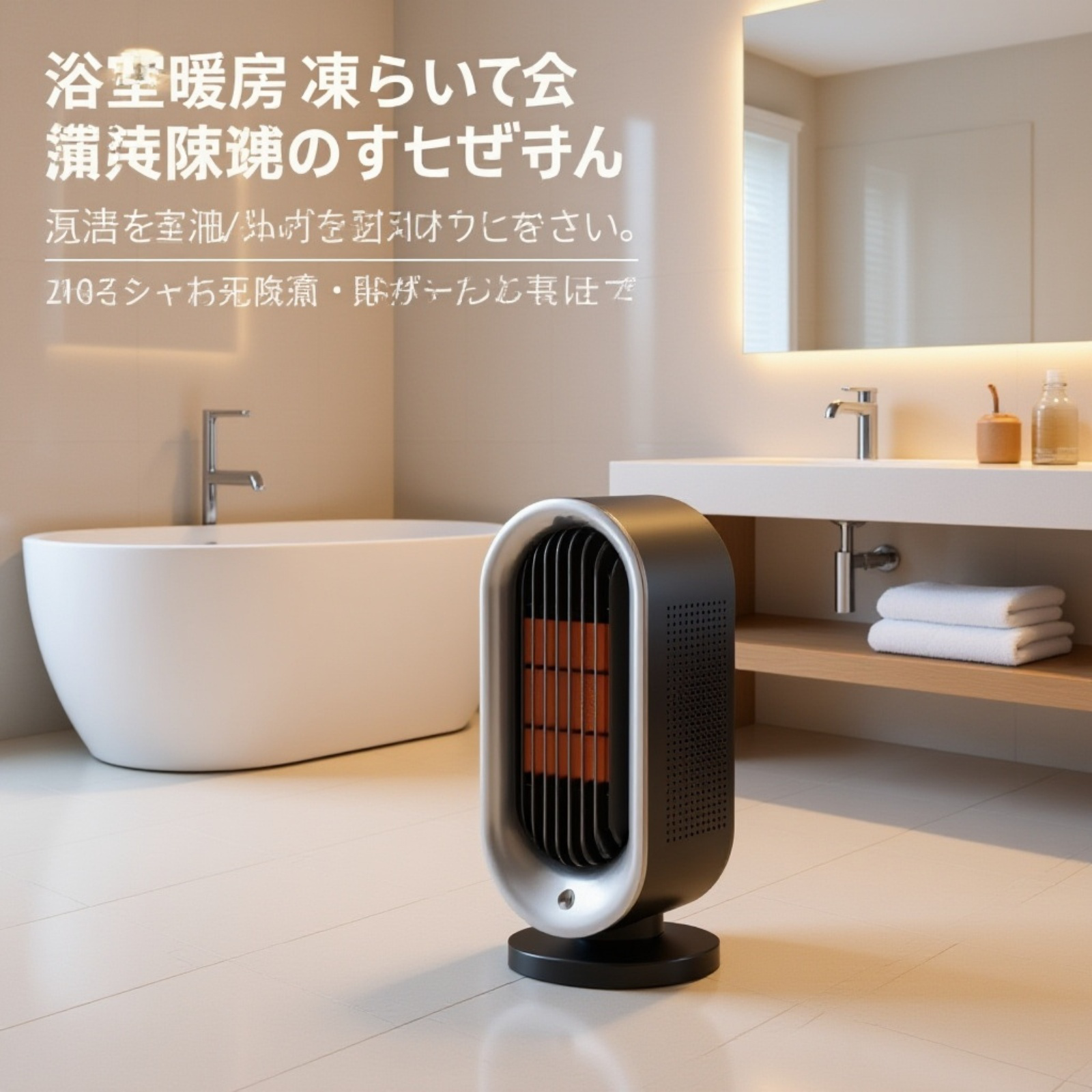 即暖機能付き卓上電気ヒーター