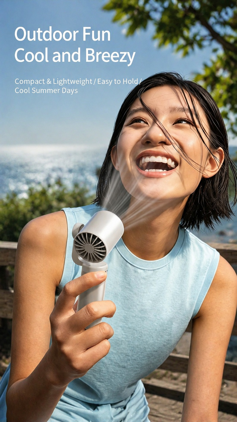 Multi-functional fan with cooling ice pack insert