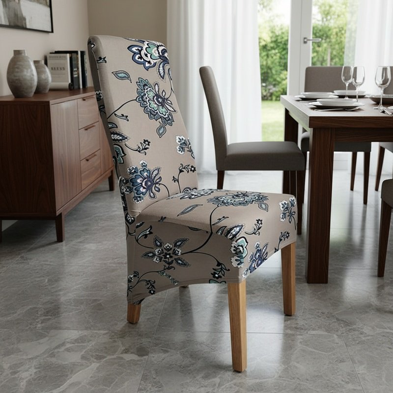 Slanting Chair Covers Chair Covers Various Patterns Office Stretch Printed