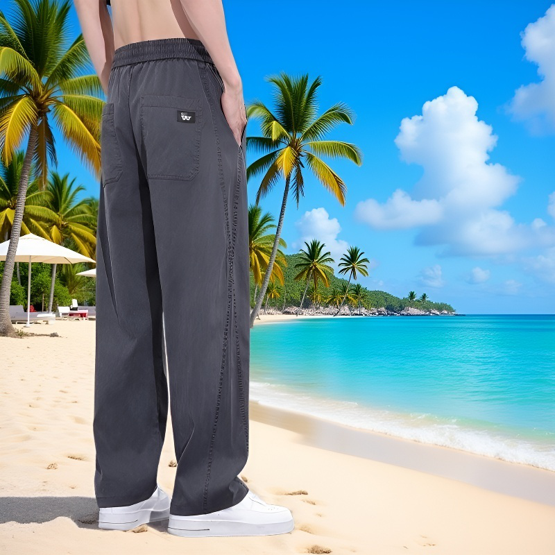 2024年新作テンセルジーンズメンズ夏用薄手カジュアルパンツ