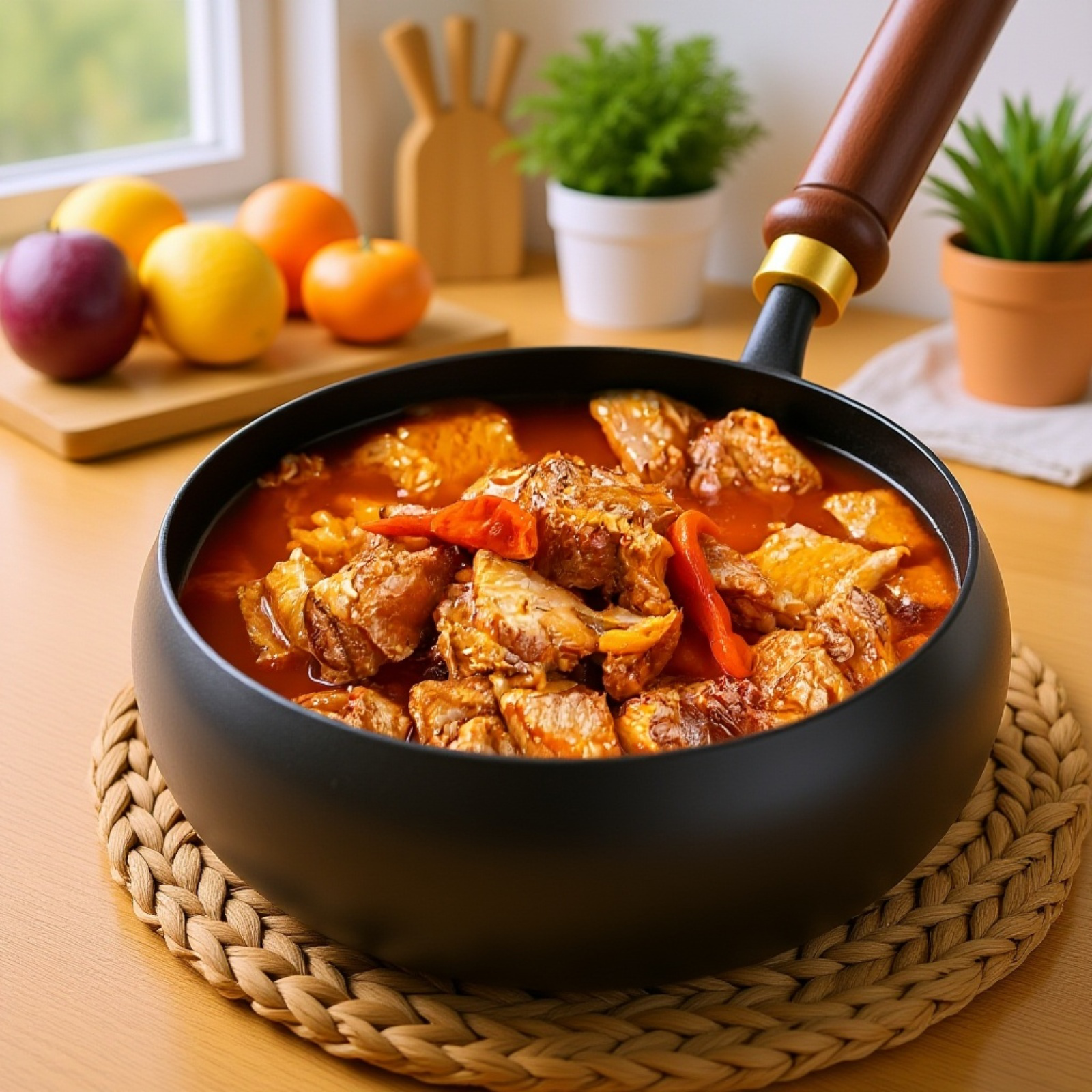 古代の大きな腹鍋張丘ノンスティック鉄鍋小さなフライパン炒めシチュー24CM小さな鉄鍋