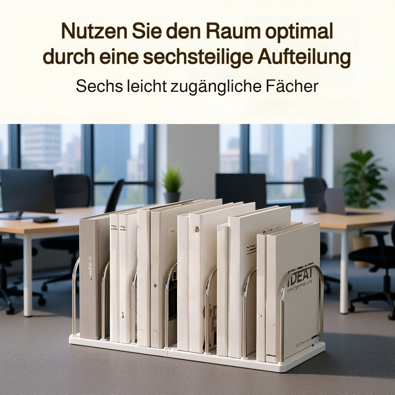 Einfaches Aufbewahrungsregal für Schüler und Büro