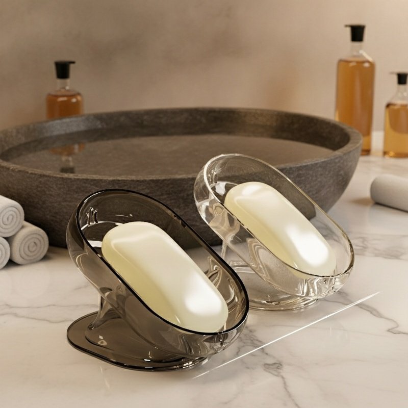 High-end Transparent Soap Case for Household