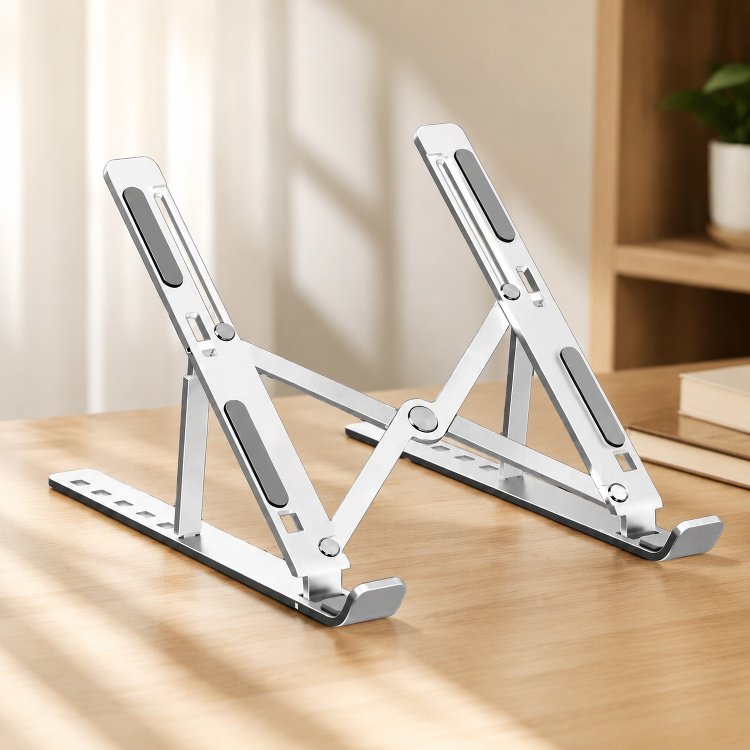 Multi-Functional Desktop Monitor Stand with Adjustable Height and Cooling