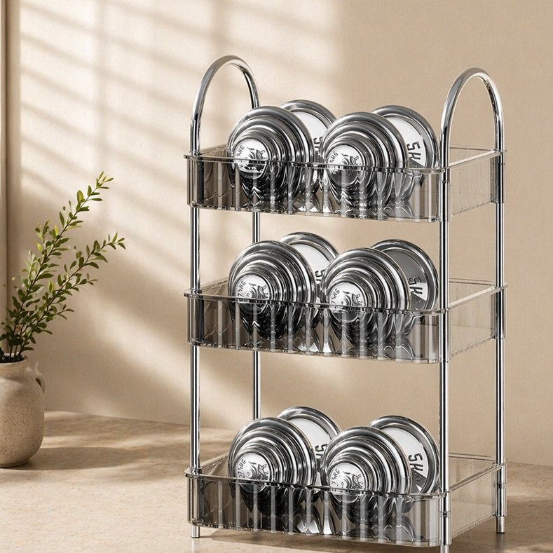 Detachable Multi-functional Kitchen Storage Trolley