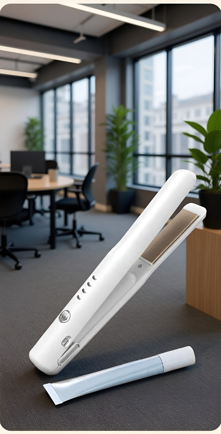 Compact Cordless Hair Straightener for Travel