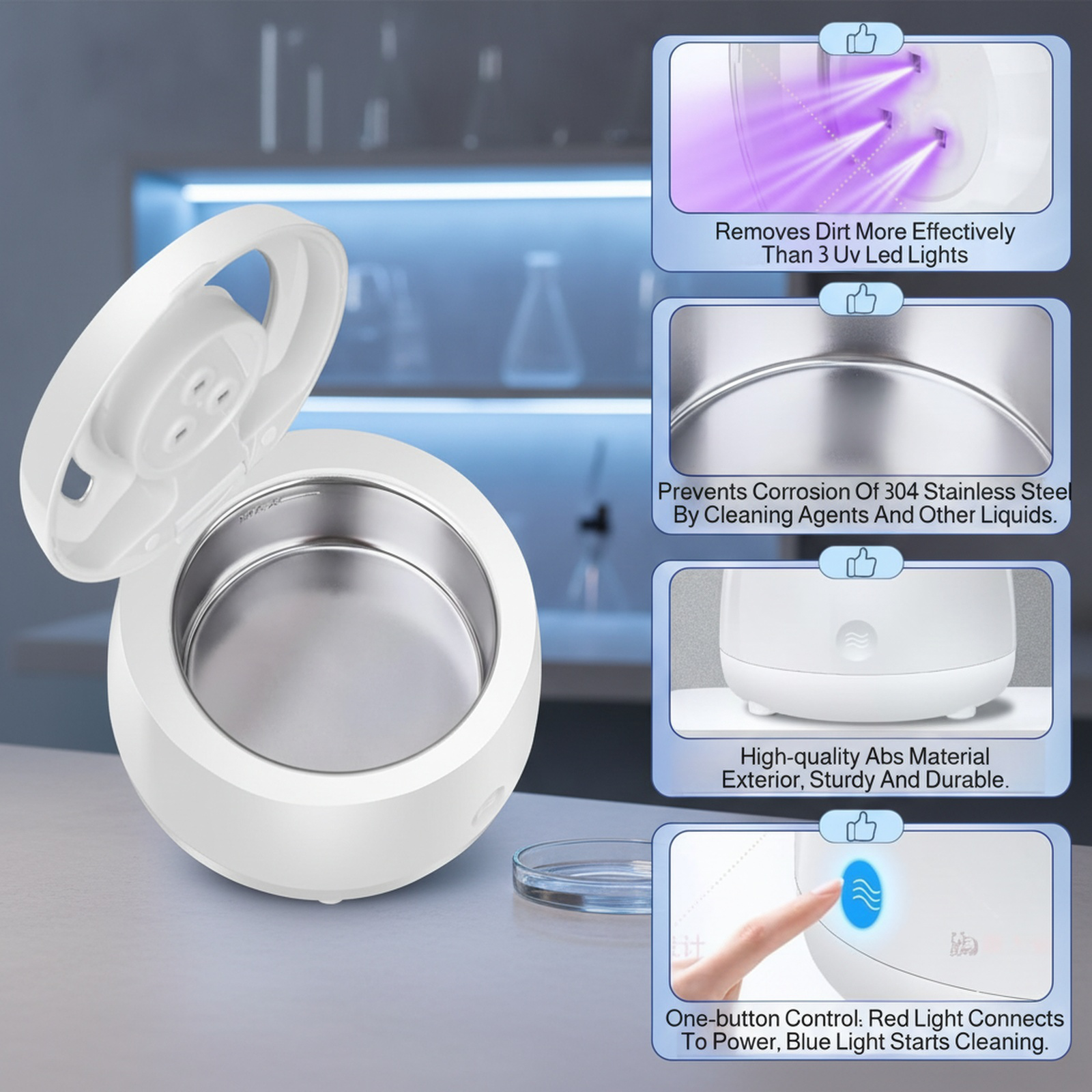Safe and effective cleaning for delicate jewelry