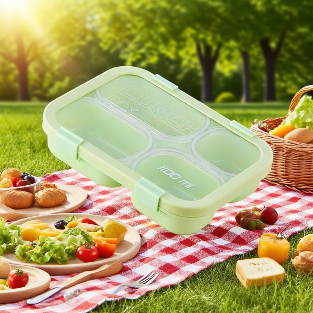 세련된 마카롱 컬러 수납 도시락