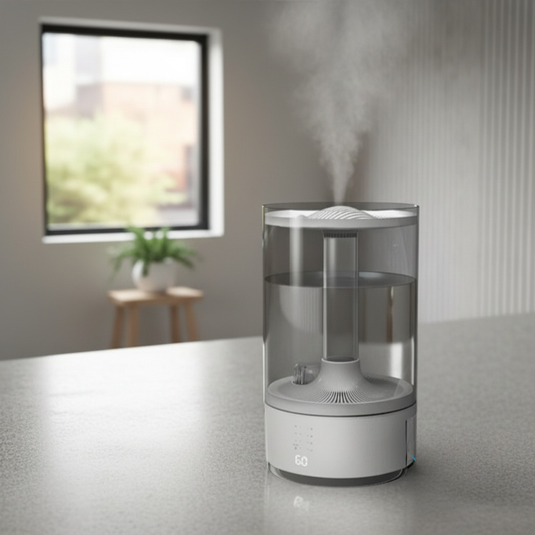 Humidificateur domestique à ultrasons, grande capacité, purification de l'eau