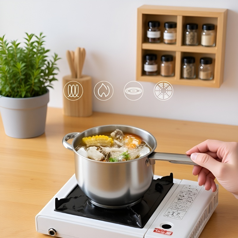 Freidora doméstica de gran capacidad de acero inoxidable con filtro