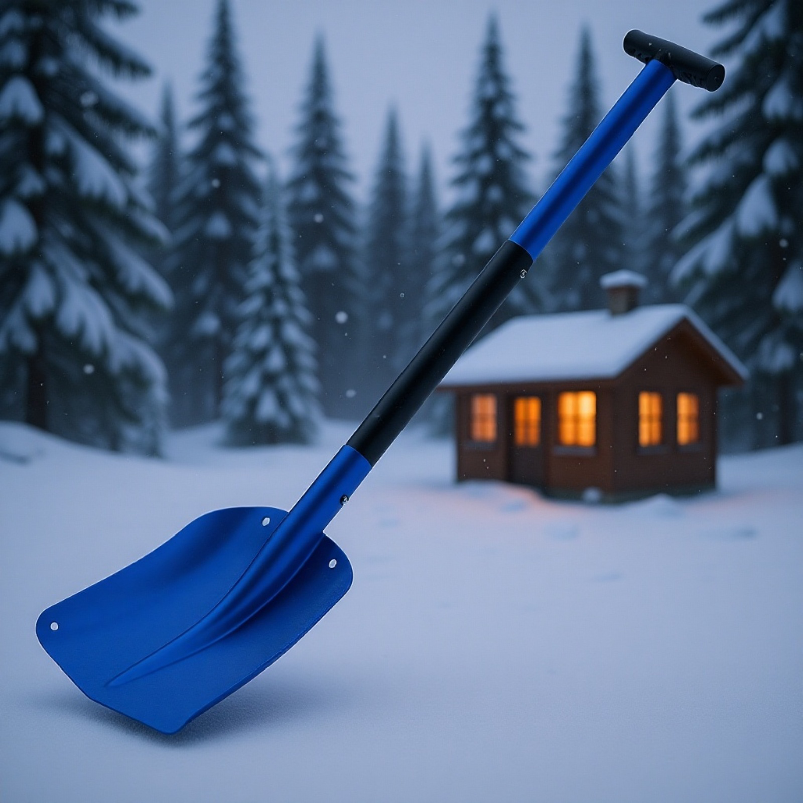 Noszenie wielofunkcyjnej łopaty ratunkowej do użytku na zewnątrz