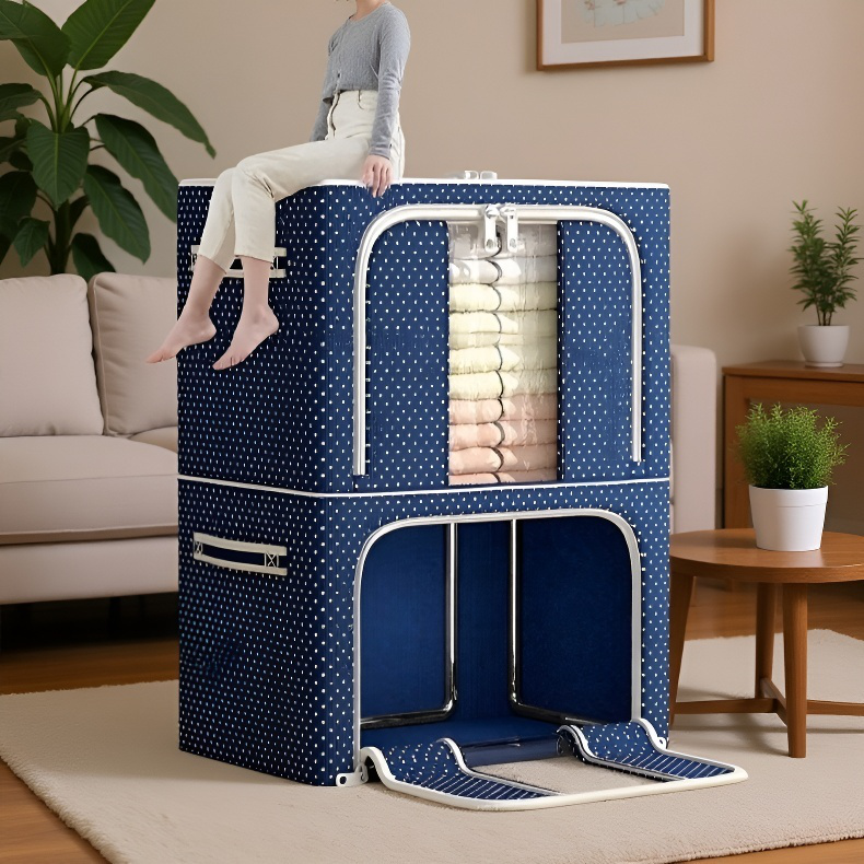 Caja organizadora grande y plegable de tela Oxford JMY