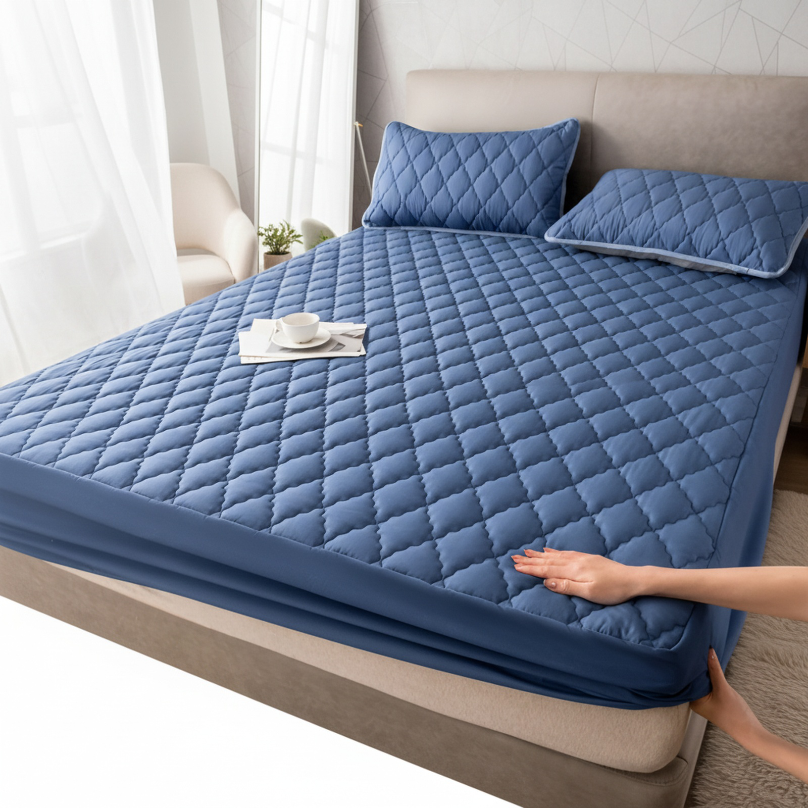 Waterproof Bed Sheet, Baby Diaper-Proof Mattress Protector, Easy-to-Clean Mattress Cover