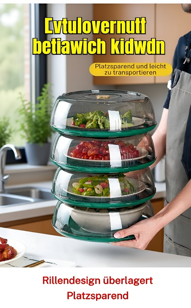 Praktischer Speisendeckel für die Küche