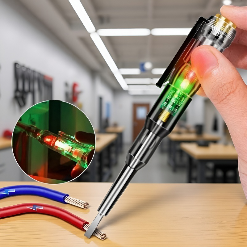 Portable electric test pen for DIY electrical work
