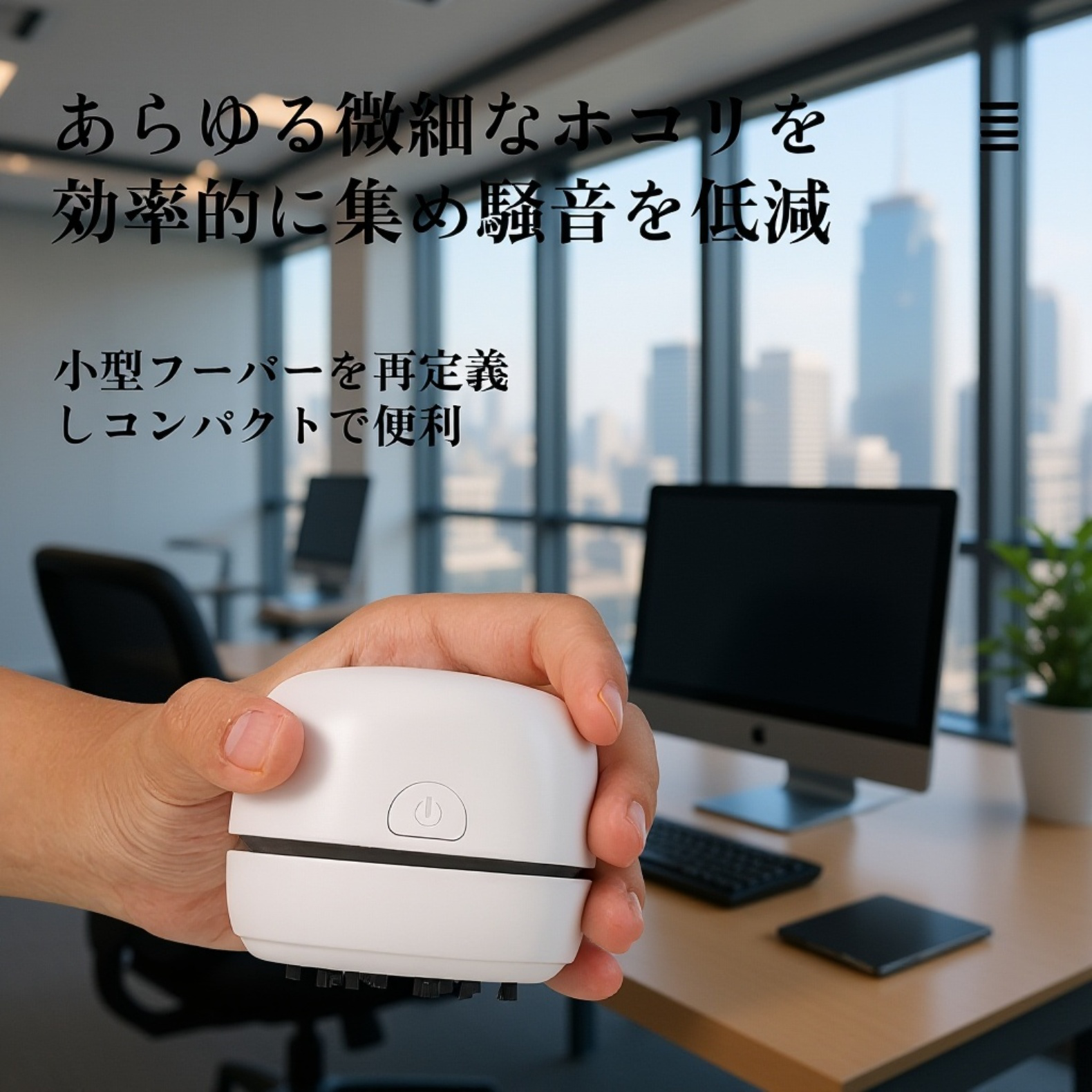 デスク用ミニ掃除機
