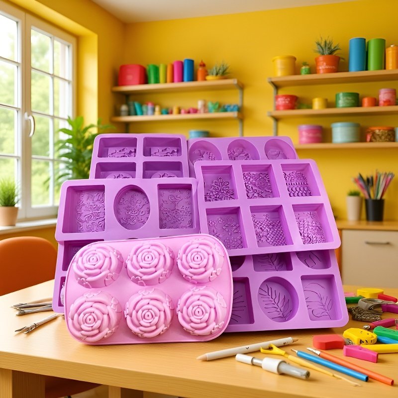 シリコンモールドで手作りケーキ