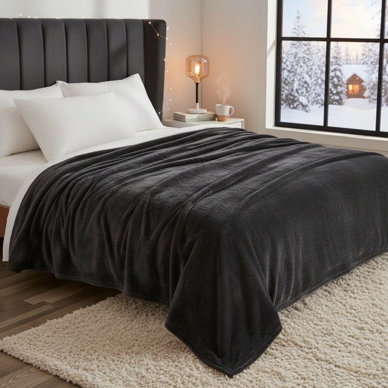 Double-sided Thick Flannel Blanket