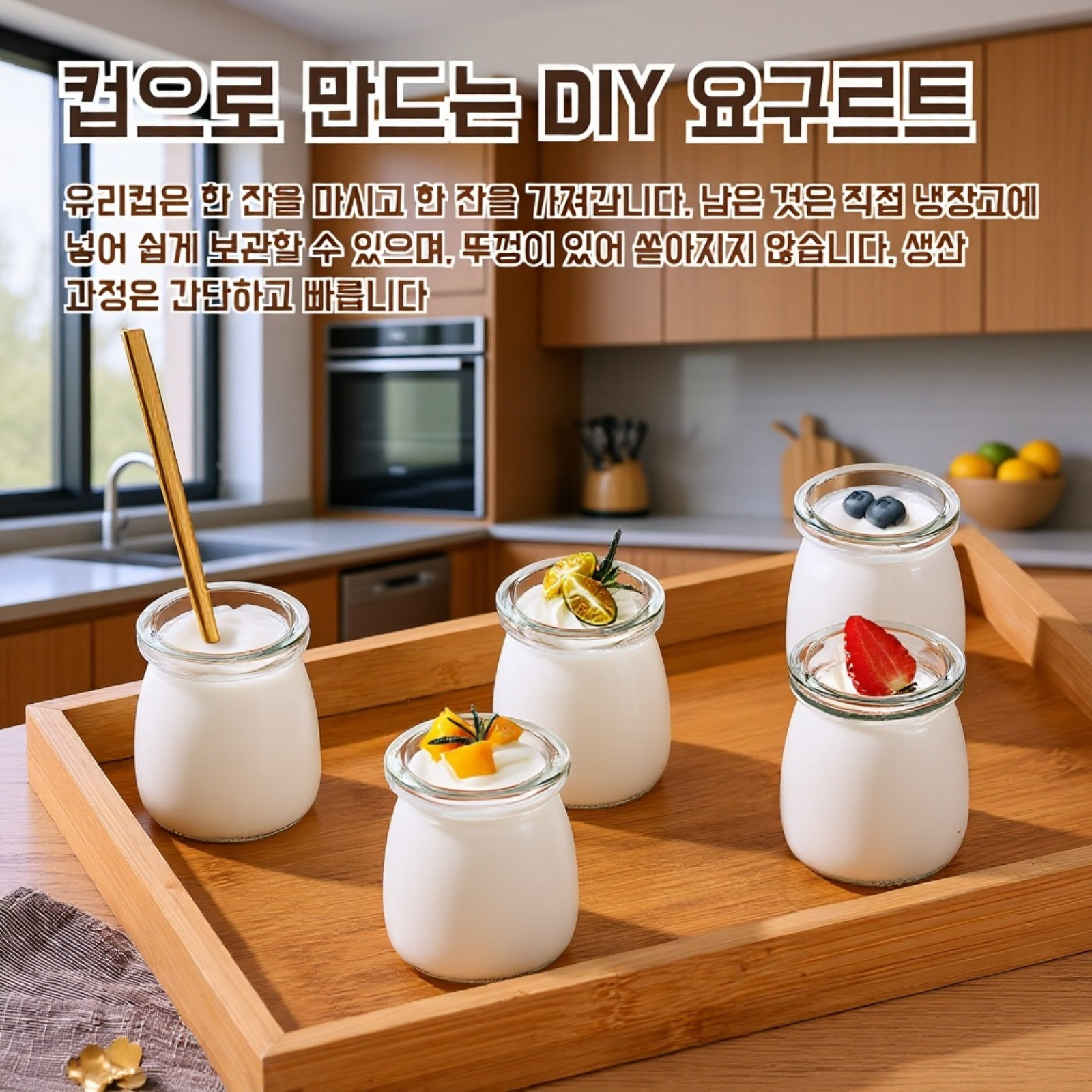 간편 세척 가능한 요거트기 부품