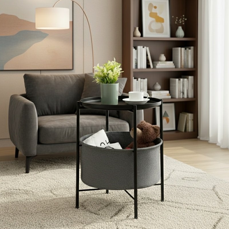 Simple design iron table for office use