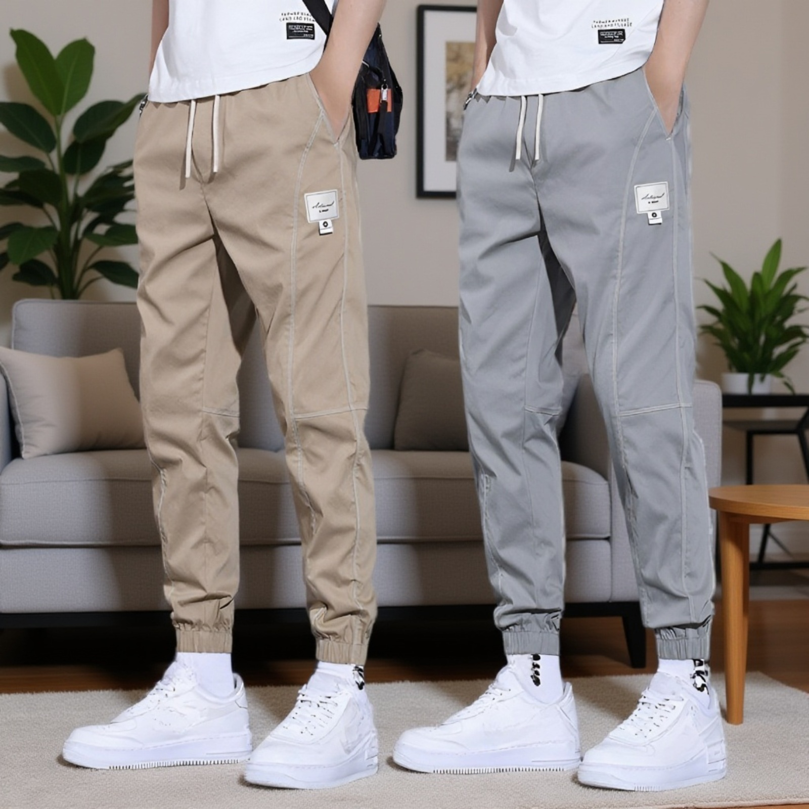 ハンサムなメンズハーレムパンツ