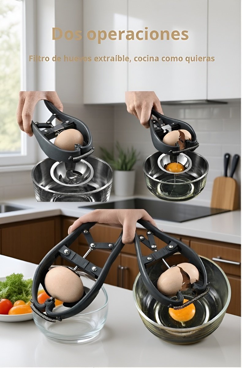 Herramienta multifunción para huevos 2 en 1