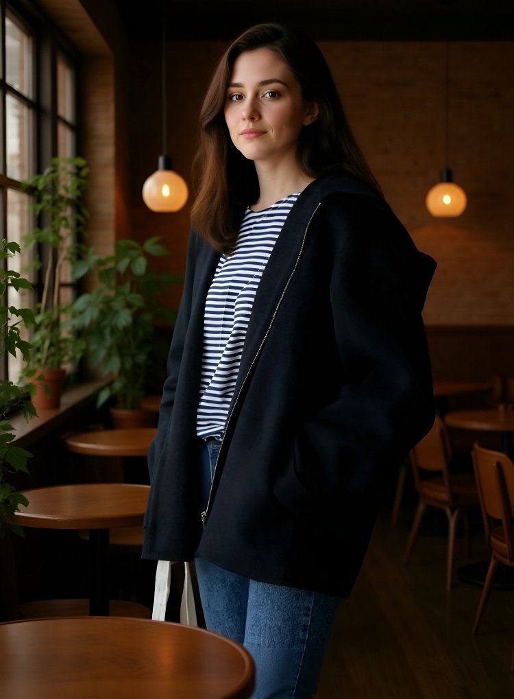 여성 데일리 아우터 코디