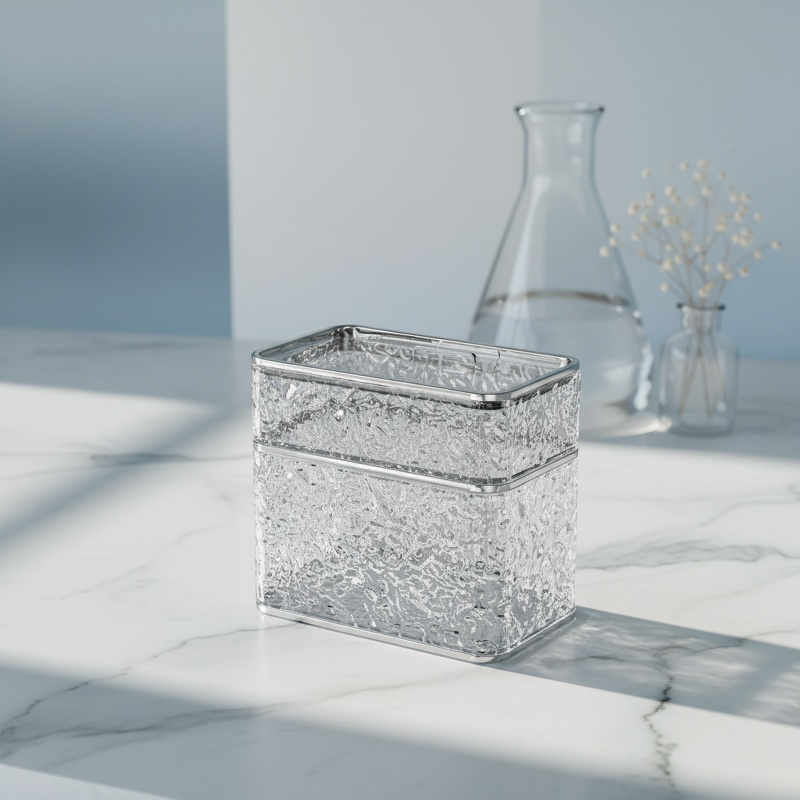 Space-saving tissue dispenser for bathroom wall