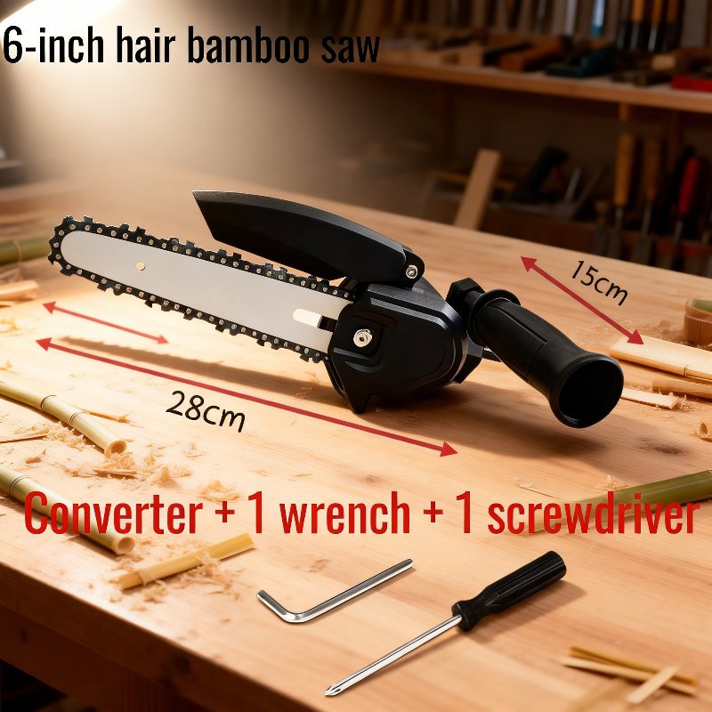 Electric Drill to Chainsaw Converter Home Woodcutting Mini Saw Power Tool Set