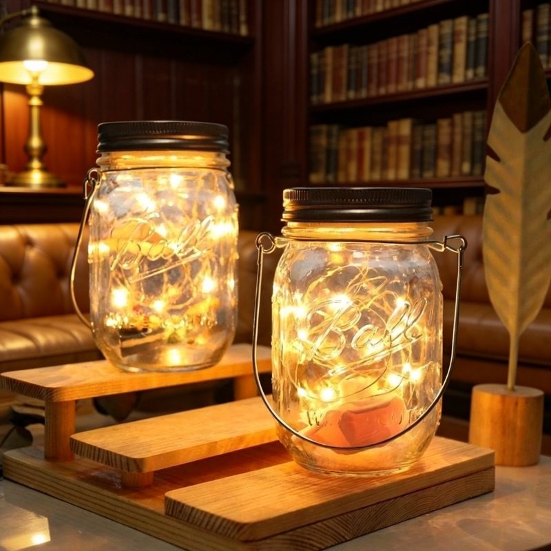 Outdoor Solar Wish Bottle Lamp