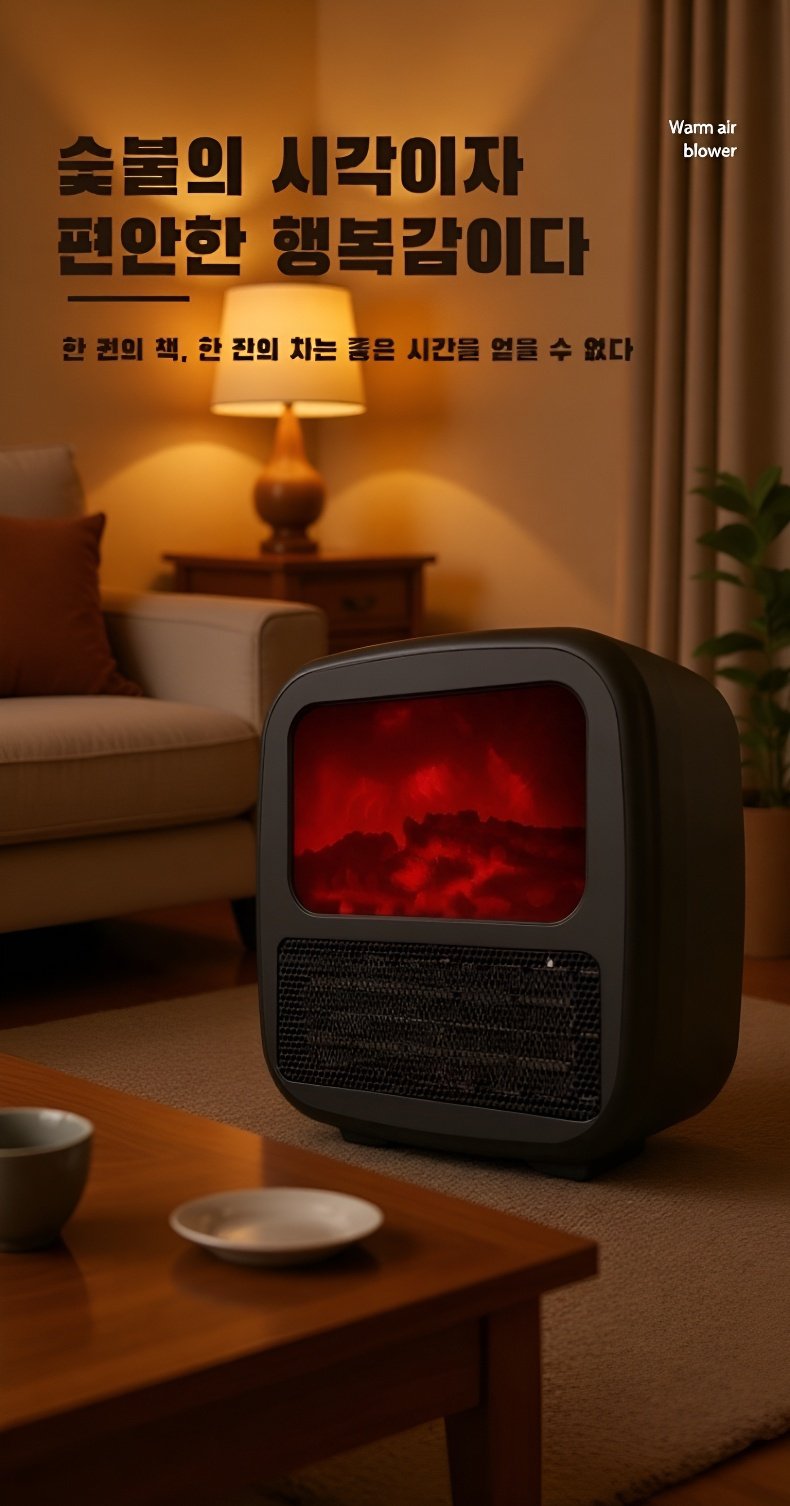 작은 공간에 적합한 가정용 난방기